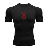 Camiseta Esportiva Masculina De Compressão Berserk